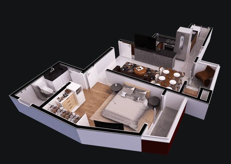Reserva do Tabuleiro, apartamento à venda em Palhoça: foto 2